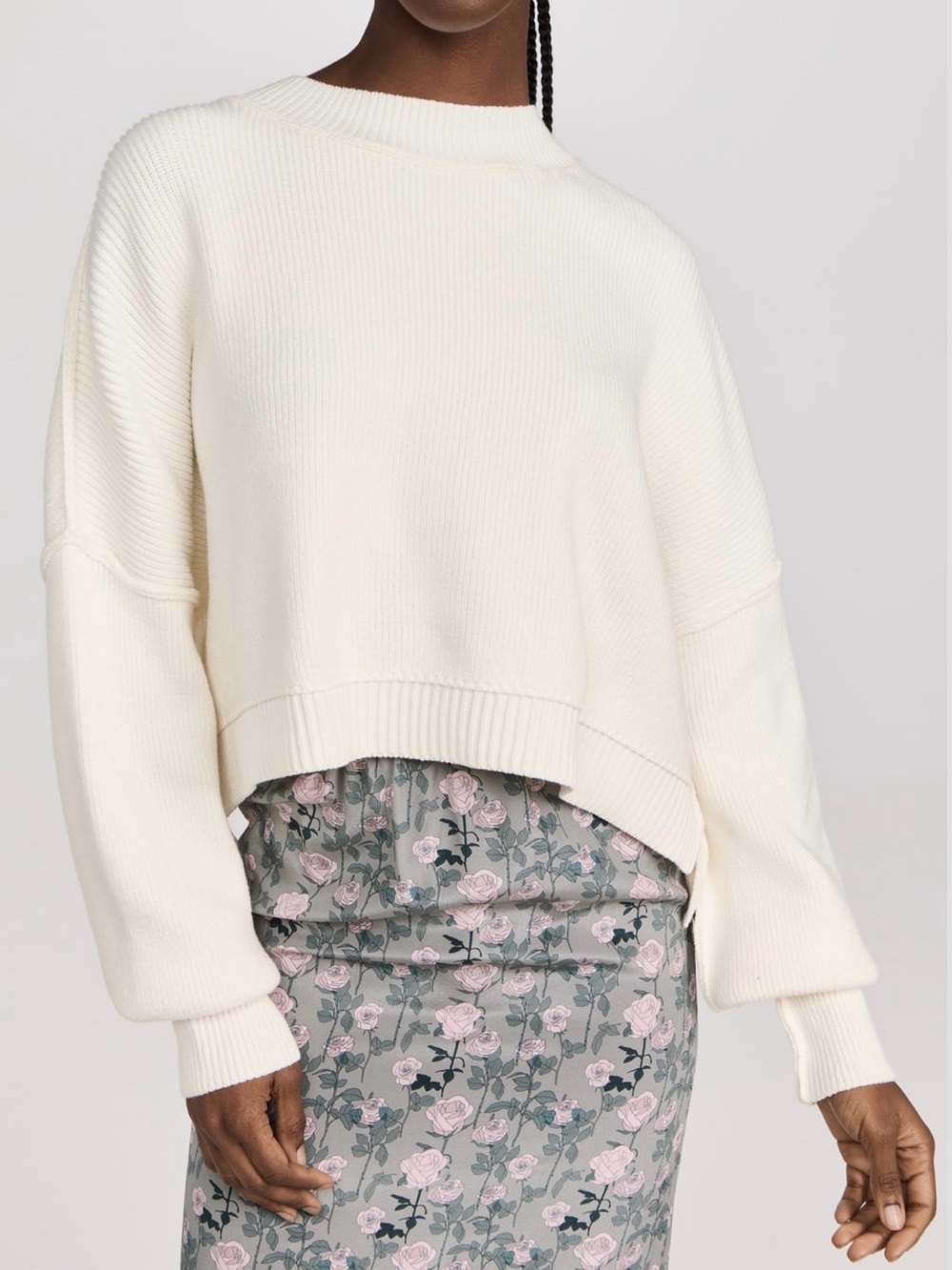 Free People Easy Street Crop Pullover Sweater